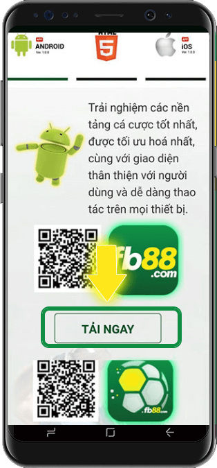 Tải ứng dụng FB88 cho điện thoại Android